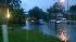 We cannot leave the neighborhood and water came...