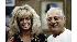 Farrah Fawcett with Tom Lasorda, Manag. of L.A....