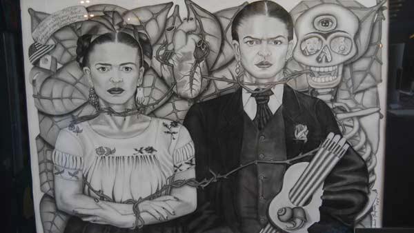Several artists displayed their artwork at the Frida Family Festival (Artwork by: Stephanie Guajardo)