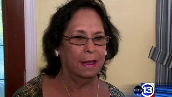 Yesterday was the first time Leonor Rodriguez got to see the inside of her home and she was overwhelmed with emotion.