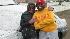 Snow in my neighborhood!  (Photo by: Miriam...