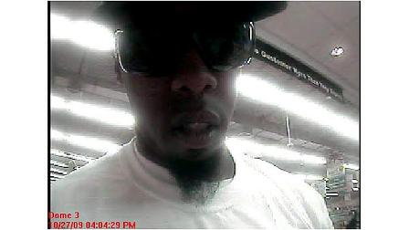 The Billy Goat Bandit is described as a black male, mid-twenties, 510-6 tall, with an average build. He had a dark complexion and trimmed goatee. He wore a black baseball cap with an unknown design and a black jacket.