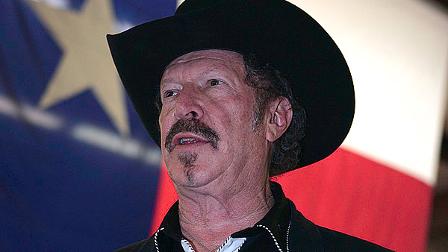 Performer, author and former 2006 Texas Independent party gubernatorial candidate poses after a book signing in Bullard, Texas on Saturday, December 5, 2009. (AP Photo/Dr. Scott M. Lieberman)