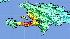 Massive earthquake rocks Haiti :: This image released by the U.S. Geological Survey shows a shake map of the Haiti Region processed Tuesday, Jan. 12, 2010. (AP Photo/U.S. Geological Survey)
