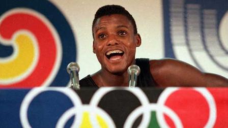 Olympian Carl Lewis helped put Houston on the track and field map. (AP)