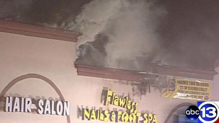 Strip fire being blamed on inflatable