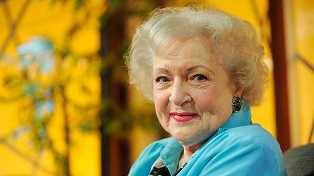 Actress Betty White poses for a portrait following her appearance on the television talk show In the House, in Burbank, California