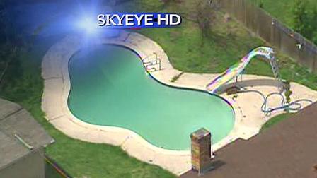 The little boy was found in the water of the pool at his aunt and uncles home in Channelview