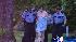 The man was treated by a paramedics before he...