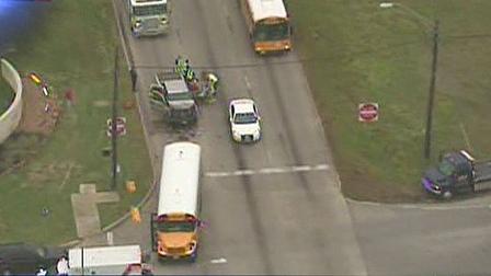 A Tomball ISD bus was involved in an accident on Highway 249 at Canyon Gate that sent more than a dozen injured students to the hospital.