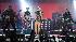 US singer Fergie performs with her band Black...