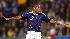 Frances Thierry Henry reacts during a friendly...
