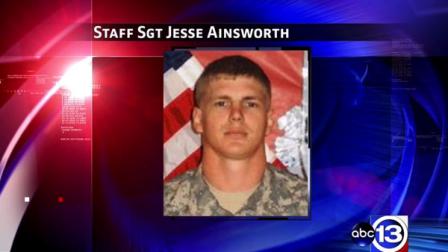 Staff Sergeant Jesse Ainsworth grew up in Dayton and loved to hunt and fish in the woods near his familys home.
