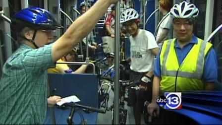 Starting today, bike riders can board Monday through Friday except during the peak hours between 6:30 and 9am and 3 to 6pm.