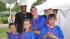 Actor/comedian Tommy Davidson greets the Carr...