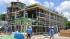 These photos are from the fifth day of the build...