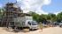 These photos are from the fifth day of the build...