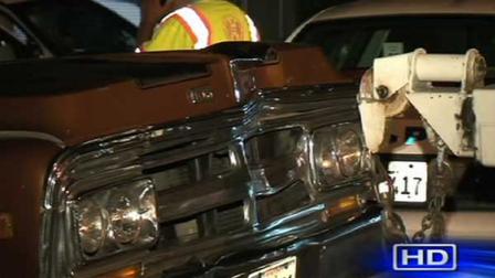 Police say the driver who hit the woman failed a field sobriety test