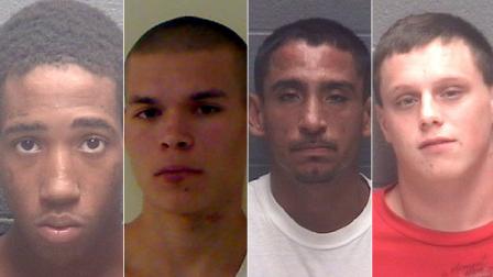 La Marque arrested four people during an investigation into an outbreak of burglaries