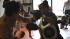 Strikeforce fighters train at a Houston fight...