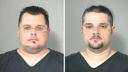 Bernard Harry Theriot (left) and Bryan Andrew Theriot (right), also known as Tow Down, were arrested on drug charges