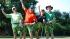 Hundreds of golfers took over the golf course in...