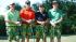 Hundreds of golfers took over the golf course in...