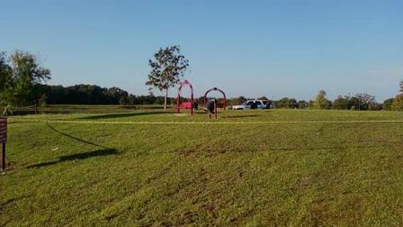 The body was found near some swings on the north side of the park, near Fellows Road