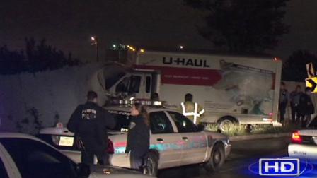 A suspect led police on a chase after allegedly trying to steal some items outside a grocery store in NW Houston