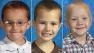 Alexander, Andrew and Tanner Skelton were last seen the day before their father reportedly tried to kill himself. (AP)