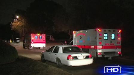 Police say a man was shot in the buttocks walking down the street in northwest Houston.