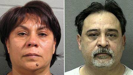 Martha Ramirez, 43, the boys biological mother, is charged with indecency with a child. Co-defendant Gustavo Faz, 54, is charged with aggravated sexual assault with a child.
