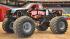 Images of one of the monster trucks and the dirt...