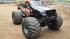 Images of one of the monster trucks and the dirt...