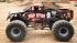 Images of one of the monster trucks and the dirt...