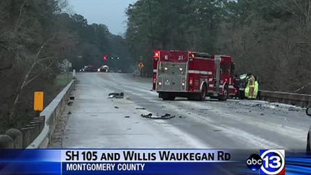 Two people were killed in an accident in northeast Montgomery County.