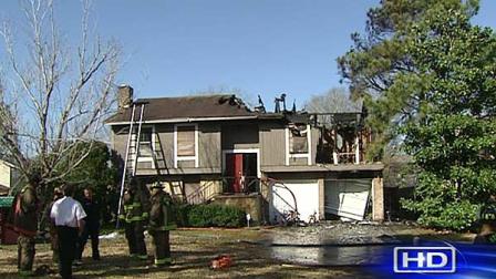 A firefighter was injured battling a house fire near Missouri City.