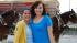 The famous Budweiser Clydesdales made an...