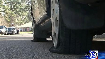 Deputies are questioning several teenagers after a rash of tire slashings in Spring.