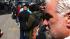 The long security lines to get into Ground Zero...