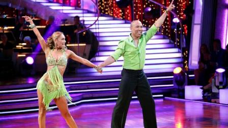 The competition is closer than ever as the four remaining pairs performed three pressure packed routines -- one ballroom and one Latin dance they had not yet done, and one winner-takes-all Cha Cha -- for the chance to make it to the Season 12 finals, on Dancing with the Stars. (ABC/ADAM TAYLOR) KYM JOHNSON, HINES WARD