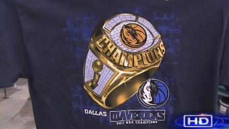 Despite the rivalry between Dallas and Houston, it was a Houston company that prints the Mavericks championship T-shirts.