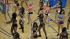 Images of the hopeful women auditioning to...