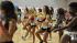 Images of the hopeful women auditioning to...