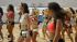 Images of the hopeful women auditioning to...