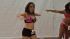 Hundreds of women showed off their dance moves...