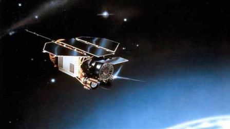 Undated artist rendering provided by EADS Astrium shows the scientific satellite Rosat. The German Aerospace Center said the retired satellite is hurtling toward the atmosphere and pieces could crash into the earth. Spokesman Andreas Schuetz told The Associated Press on Wednesday, Oct. 19, 2011 that most of the satellite named ROSAT, which is about the size of a minivan, will burn up during re-entry. (AP Photo/EADS Astrium)