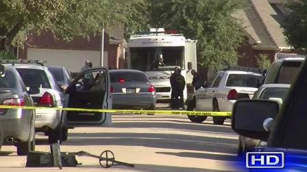 Police say they were called to the home shortly after 6am after a man and his wife got into a heated argument.