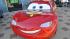 Images of Lightning McQueen, Tow Mater and Finn...