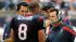 In this file photo, Houston Texans coach Gary Kubiak, right, talks with quarterback Matt Schaub (8) in the third quarter of an NFL football game against the Cleveland Browns Sunday, Nov. 6, 2011, in Houston. (AP Photo/Dave Einsel)